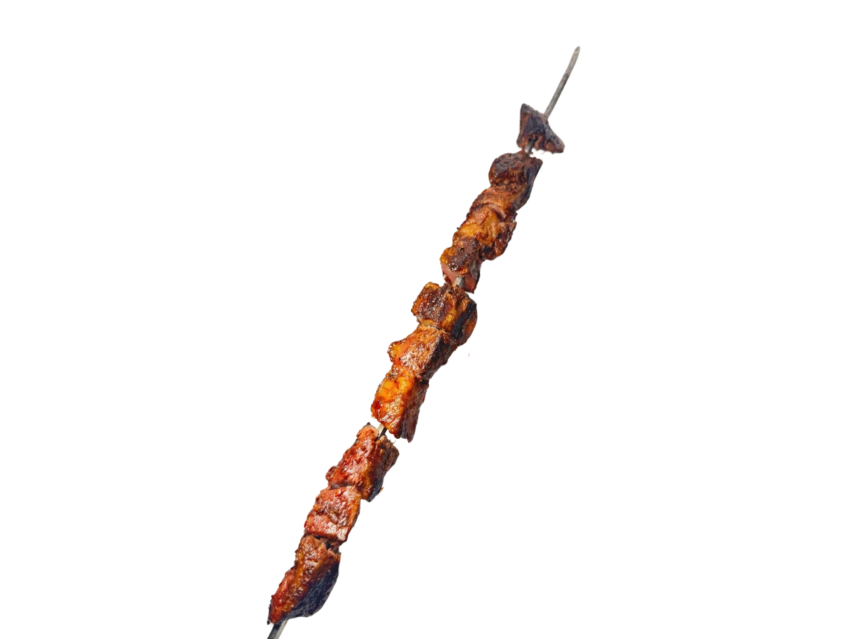 Ein Leberspieß